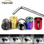 Tire Valve Stem Caps Set - Anti-theft Zinc Alloy Wheel Air Valve Covers for Cars, SUVs, Trucks, Bicy