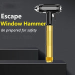 Car Safety Hammer with Seat Belt Cutter and Window Breaker lifestyle view