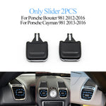 Car Front Dashboard Air Conditioning AC Vent Grille Outlet Panel Cover For Porsche Boxster Cayman 981 2012-2016 98155213104
