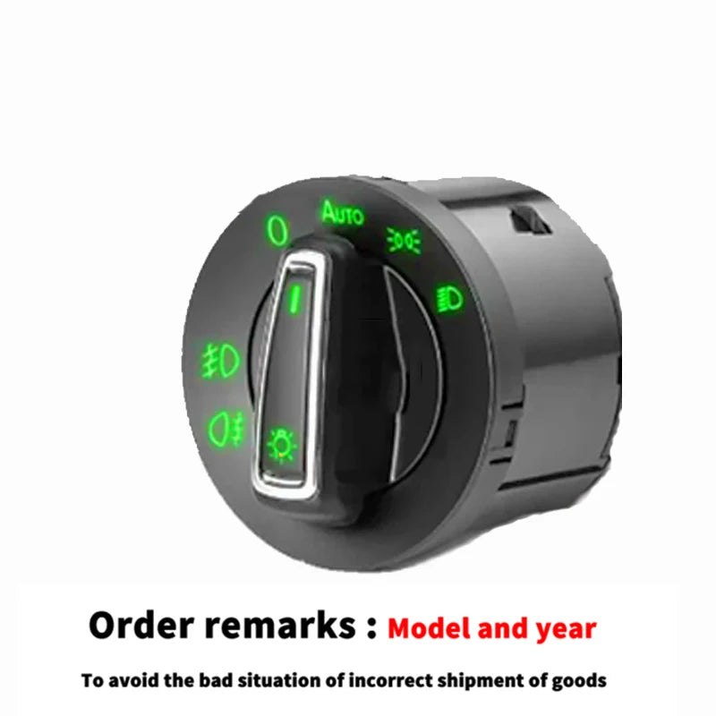 Headlight Automatic Switch For Skoda Fabia 5J MG NJ Combi Tour 2009~2014 2011 2013 Car A detail view