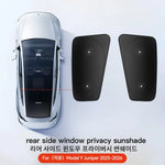 YZ for Tesla Model 3 Y Juniper Highland 2021-2025 Car Side Window Sunshade with Suctio close-up view