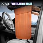 Car Seat Leg Extender Cushion with LED Rest close-up view