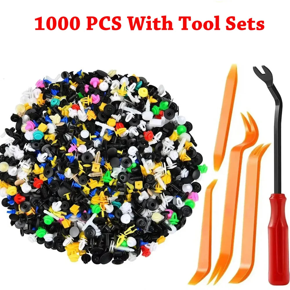 500/200/100Pcs 30 Kinds Universal Mixed Auto Fastener Car Bumper Clips Retainer Car Fast detail view