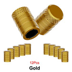 Aluminum Tire Valve Caps 4/8/12 Pack | Corrosion Resistant Universal Stem Covers fo additional angle