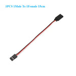 RC Servo Extension Wire Cable Futaba JR Male to Female close-up view
