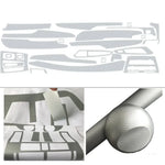 For BMW X5 F15/X6 F16 2014-18 Interior Central Control Panel Door Handle 5D Carbon Fiber Stickers Decals Car Styling Accessories