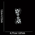 Vibrant Car Sticker Glossy Reusable Vibrant Flowers Pattern Vinyl Car Sticker Decal additional angle