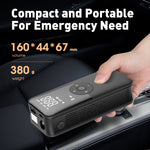 CARSUN Rechargeable Air Pump Tire Inflator | Portable Cordless Compressor for Car, Bi lifestyle view