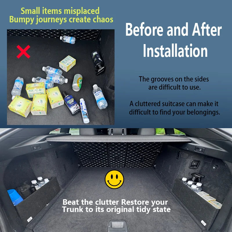 For Nissan Qashqai 2022~2026 J12 MK3 Multifunction Trunk Storage Partition Storage Auto detail view