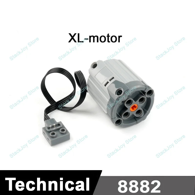 MOC Power Functions M/L/XL Motor Battery Box IR Remote Receiver for RC Car Robot Mode alternate view