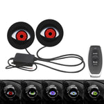 2pc Dynamic LED Car Headlights Devil Eye LED Car Light Headlight Assembly Modified Ea alternate view