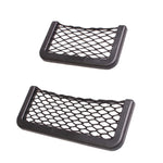 1Pcs Car Organizer Storage Bag Auto Paste Net Pocket Phone Holder Car Accessories 2 additional angle
