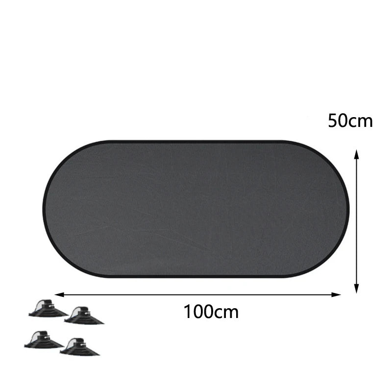 Foldable Mesh Car Sunshade | 1-5 Pcs