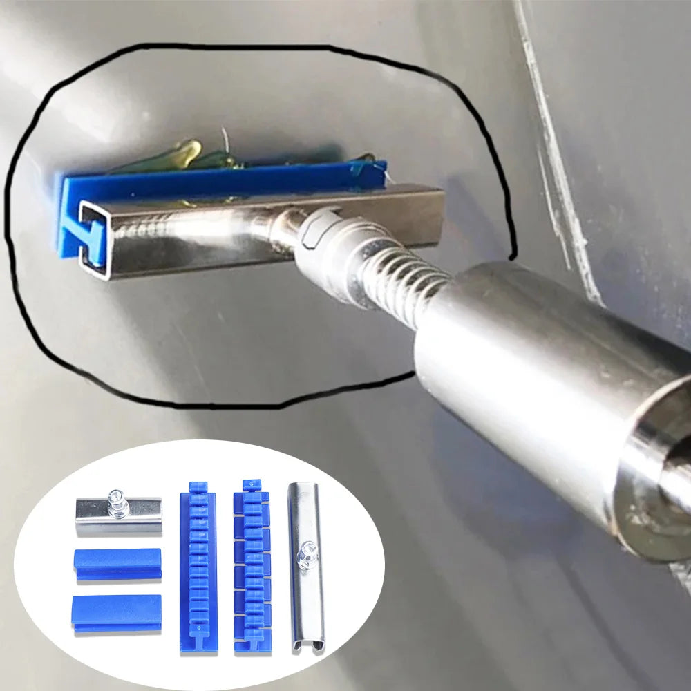 Car Body Repair Dent Removal Tools, Dent Paintless Dent Removal Kit, Suction Cup Slide Hammer for Small &Large Dent Hail Damage