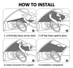 Devil's Eyes 70x150cm Cartoon Car SunShade Windscreen Front Window Visor | Solar Pr additional angle