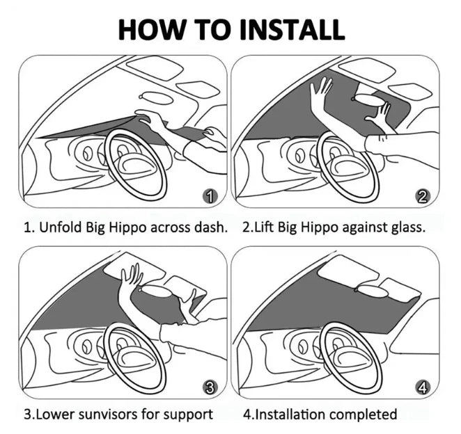 Devil's Eyes 70x150cm Cartoon Car SunShade Windscreen Front Window Visor | Solar Pr additional angle