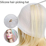Silicone Cap for Scratches Hair Painting Hat for Scratches Silicone Meches Hair Coloring Hat for Hig