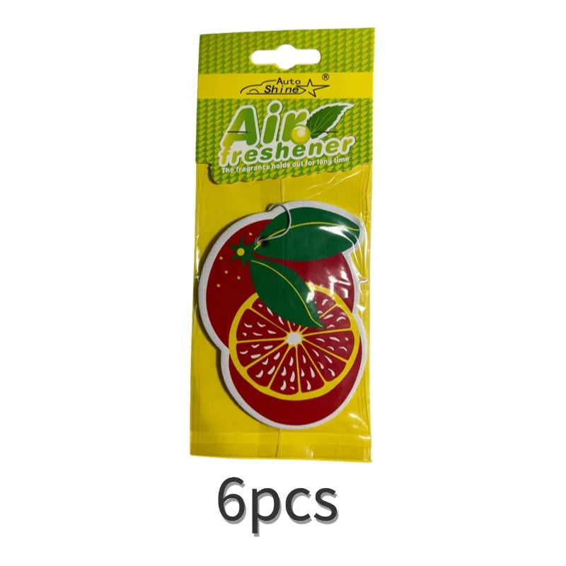 Car Air Freshener Paper Cones | Natural Scented Tea Paper Hanging Perfume for Cars close-up view