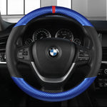 Universal D Shape Car Steering Wheel Cover Breathable Anti Slip Car Decoration Suitable 37-38cm Steering Wheel Cover Accessories