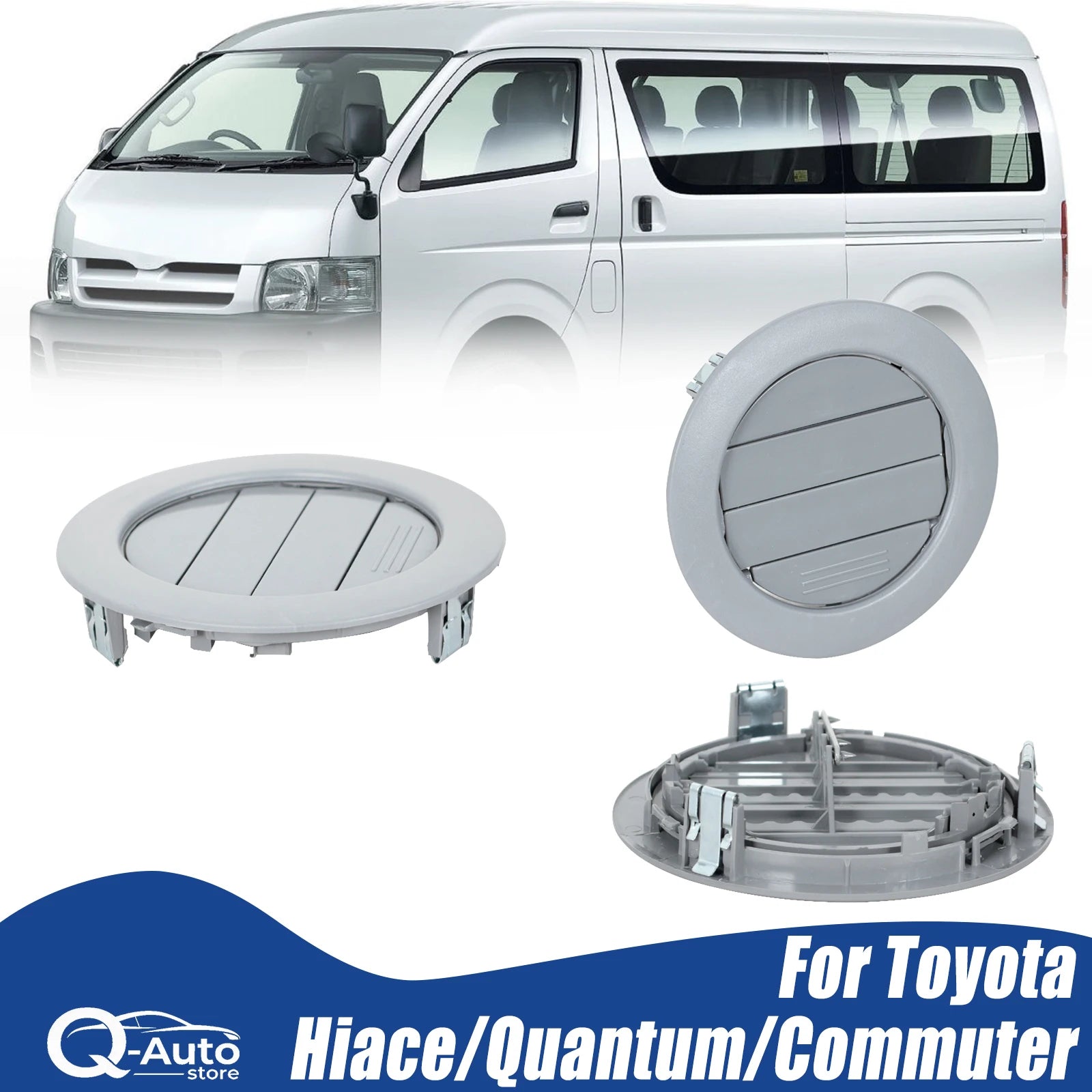 1PCS Air Vent AC Roof Register Assy For Toyota Hiace/Quantum/Commuter Air Outlet Cover 63610-26080-B0 Car accessories