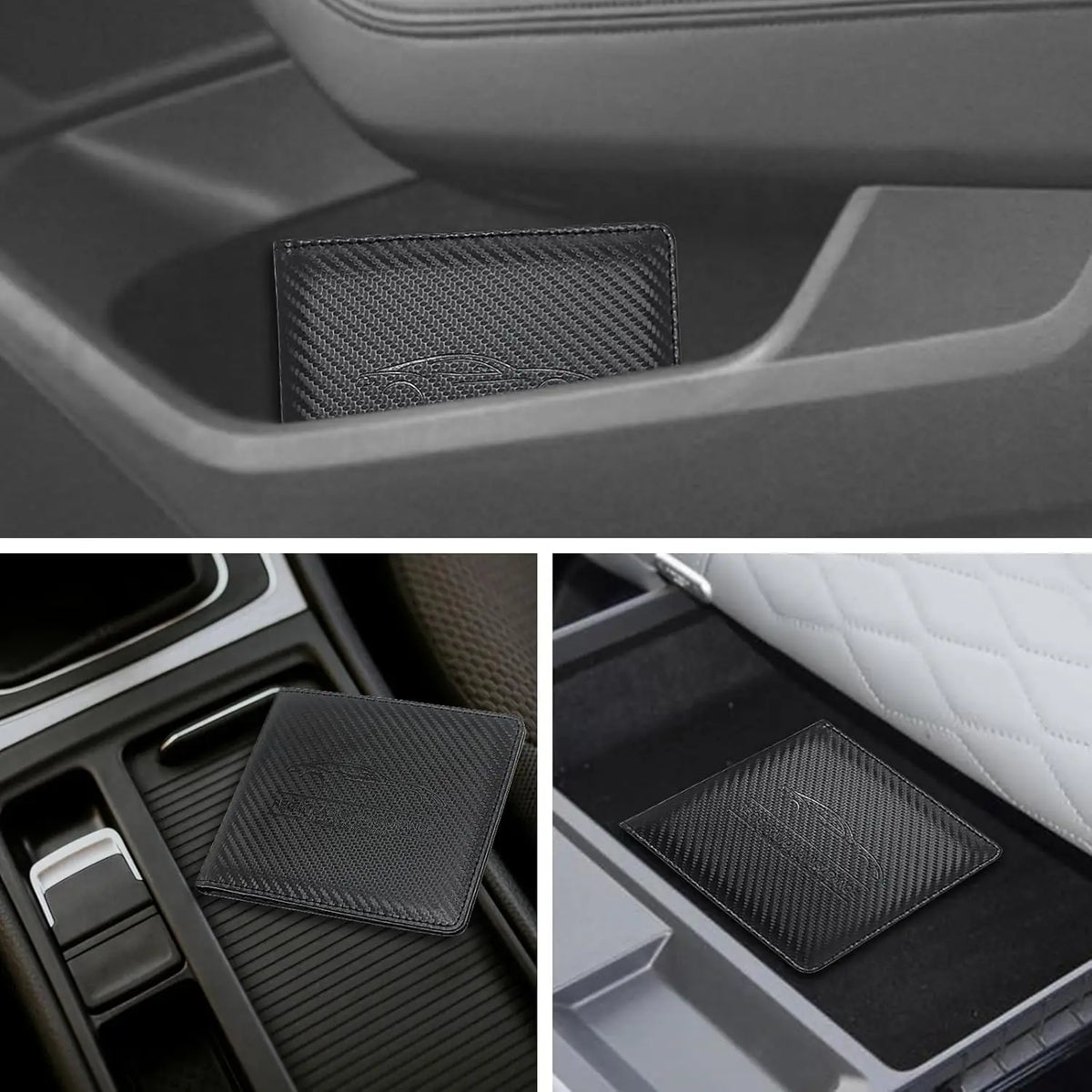 PU Car Registration and Insurance Card Holder additional angle