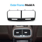 Car Rear Console Air Vent Outlet Grille AC Tab Clip Repair Kit Outer Frame For Benz  GLS GLE W167 350 400 450 500 580 2020-2025