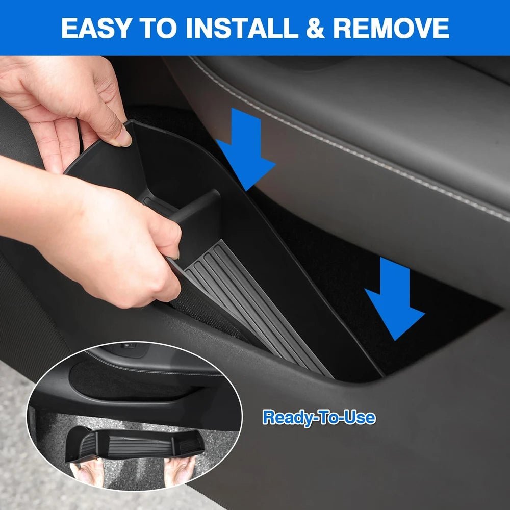 For Tesla Model Y 2025 2026 Juniper Door Side Storage Box Front Rear Model 3 Door Sto lifestyle view