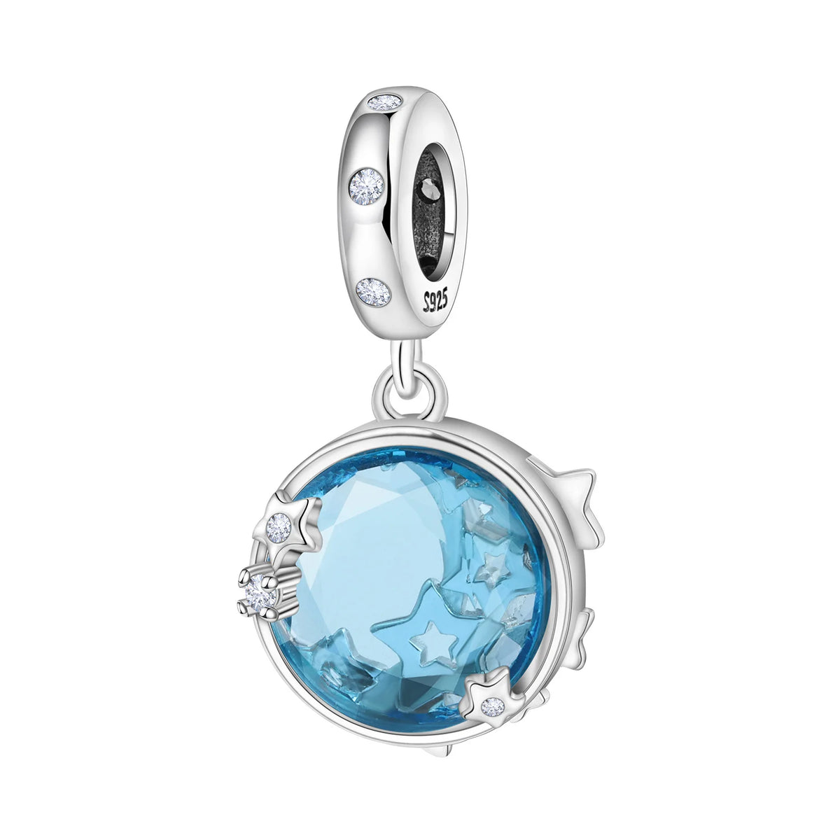 2025 New Hot Sale Original 925 Silver Charm Beads Fit Bracelet For Women Space astron alternate view