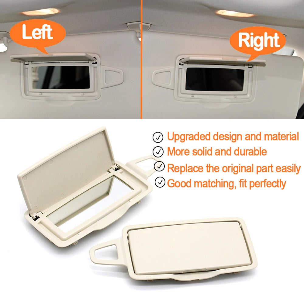Car Sun Shade Sunvisor Panel Makeup Cosmetic Mirror Holder Panel For Mercedes Benz ML GL GLE GLS W166 W292 1668100110 1668109100