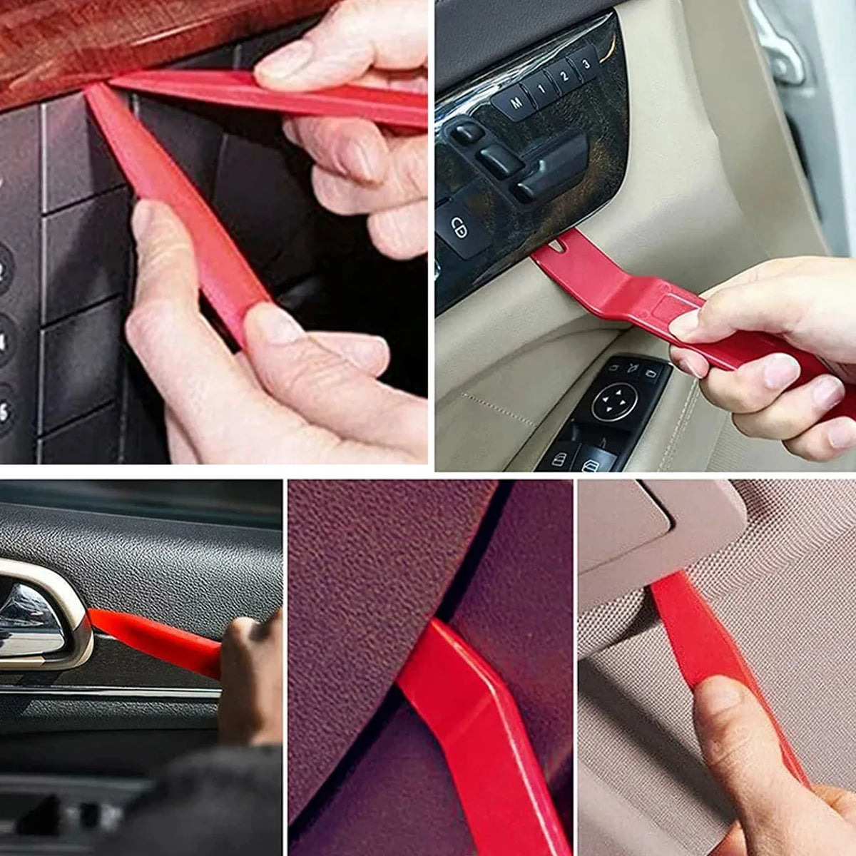 Car Door Tool Kit Inflatable Air Wedge Pump Auto Repair Window Door Open Fixing Gri additional angle