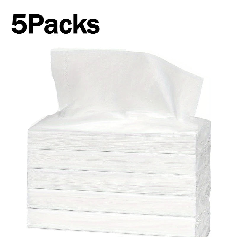 5/10Packs Car Tissues Refill Disposable Tissues for Travel Hotel Restaurant Bathroom Car Tissue Box Paper Refill Napkin