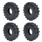 1.0 Inch Soft Rubber RC Crawler Tires 4Pcs for TRX-4M Axial SCX24 close-up view