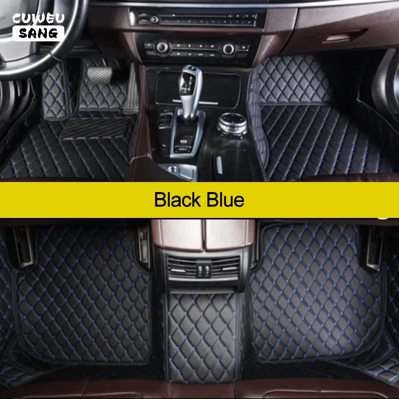 CUWEUSANG Custom Car Floor Mats For Mitsubishi Pajero Sport Auto Carpets Foot Coche Accessorie