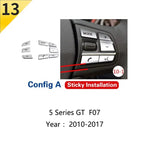 For BMW 5 Series GT F07 528 535i Carbon Fiber Car Styling Center Console Lid Armrest Box Trim Protective Cover Auto Accessories