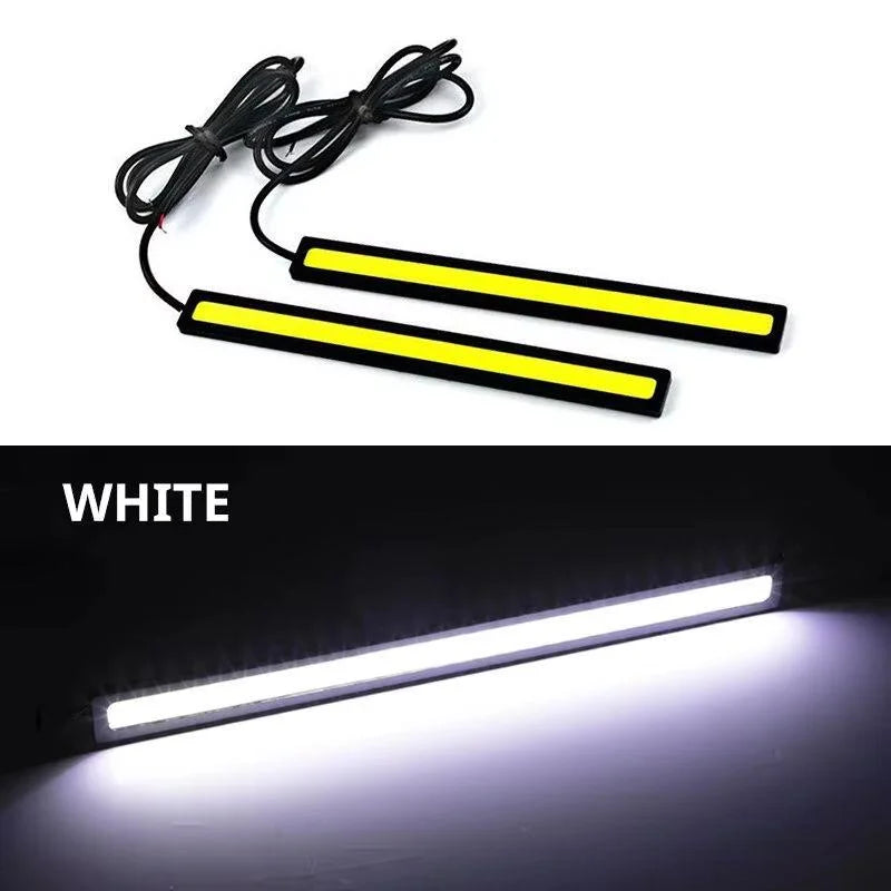 2pcs 17cm Universal Waterproof Daytime Running Lights COB Fog Lamp Car Styling Led Da alternate view