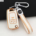 TPU Car Flip Key Case Cover Shell For Chevrolet Cruze Aveo Trax Sail Malibu Captiva O lifestyle view