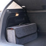 Gray Anti Slip Car Trunk Organizer Bag for Boot Tools