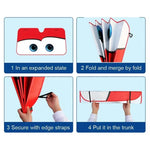 Car Solar Protection Windshield Sunshade | 3 Color Options Auto Sun Visor additional angle