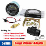 52mm Digital Water Temp Gauge 40-120℃/100-250℉ | Dual Unit Auto Temperature Monitor additional angle
