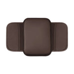 Leather Car Center Console Cover Armrest Box Mat Upgraded Armrest Box Cushion Arm Rest Mat with Side Storage Pocket