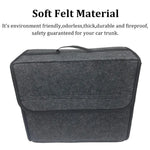 KKJOY Universal Foldable Felt Car Storage Box High-Quality Mat for Tools And Towels Organization - 1PC