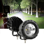 HYNBYZJ LED Motorcycle Headlight | 60W 5000LM Round Fog Lamp for Off Road ATV Truck 4x4 detail view
