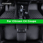FTCHAAER Custom Car Floor Mats For Citroen C4 Coupe 2004-2011 Auto Carpets Foot Coche Accessorie