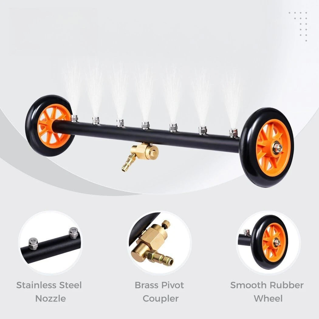 4000PSI High Pressure Car Underbody Chassis Washer | Undercarriage Cleaner Water Broom Kit