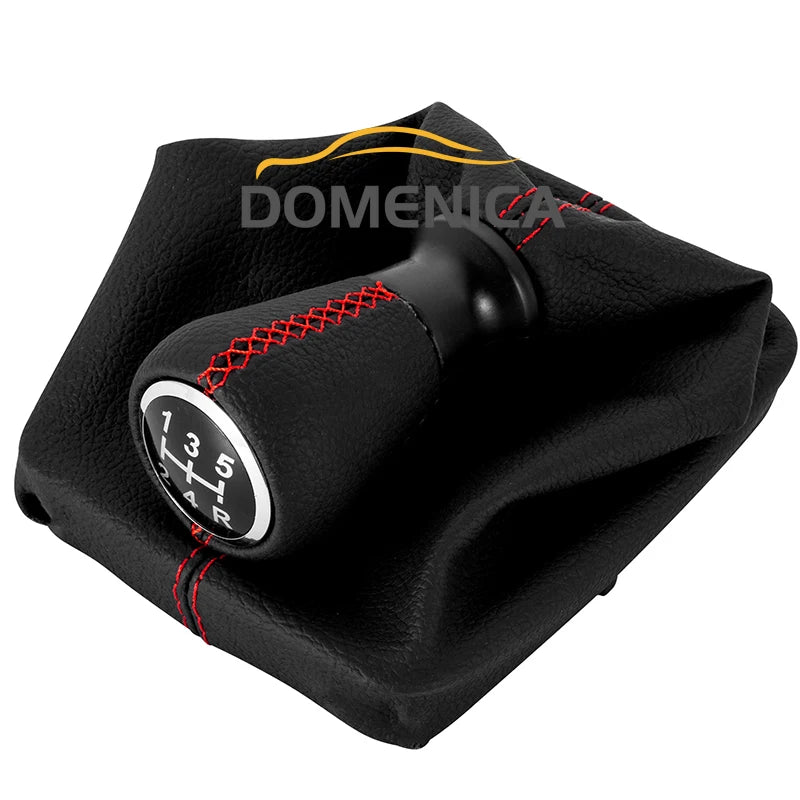 Manual Transmission 5 Speed Leather Gear Shift Knob Gaiter Boot Cover Shifter Handle lifestyle view