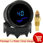 Digital Turbo Boost Gauge 52mm | BAR PSI Car Gauge Set with Water Temp Oil Pressure V alternate view