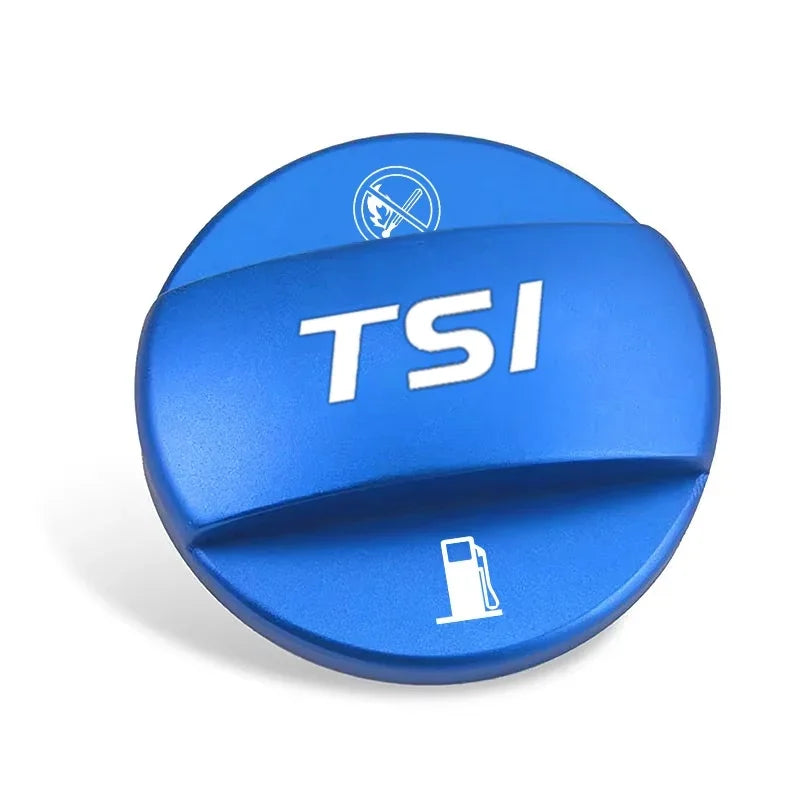 Alloy Car Fuel Cap Oil Box Lid Petrol Tank Covers for Volkswagen VW TSI Logo B5 Rline alternate view