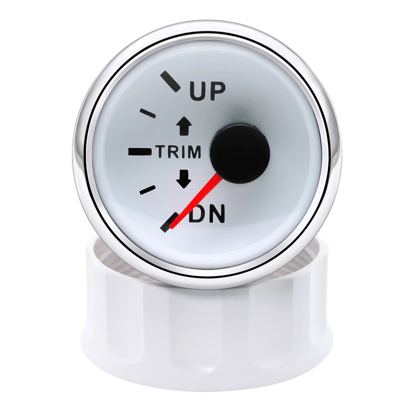 52mm Marine Trim Tilt Indicator Meter | 2 Inch Boat Trim Gauge for Inboard Outboard En close-up view