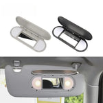 Car Roof Sunvisor Sun Visor Makeup Mirror Glass Cover Light Lamp Cap Lid For F54 F55 F56 F60 2015-2020 Grey