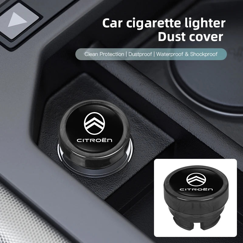 Citroen Cigarette Lighter Dust Cover Dustproof ABS For C3 C4 C5 Saxo Xsara alternate view